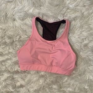 Ultrafun Pink and black Sports Bra‎ Padded Small